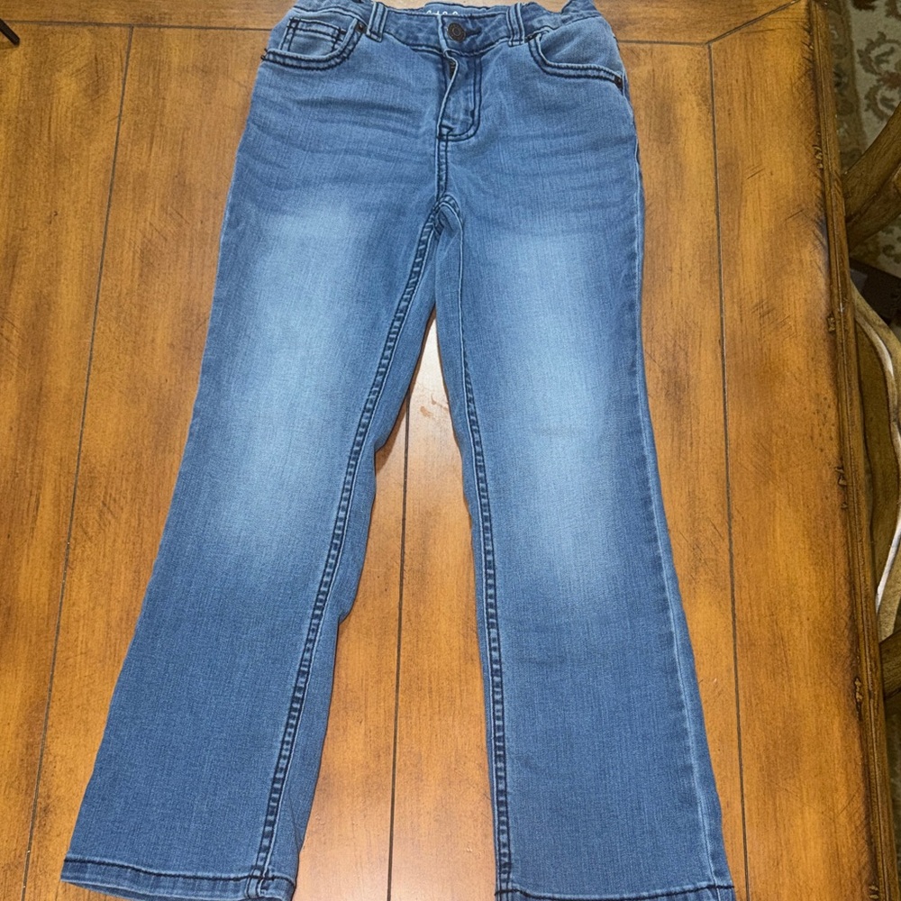 Cat & Jack Kids Faded Blue Straight-Leg Jeans